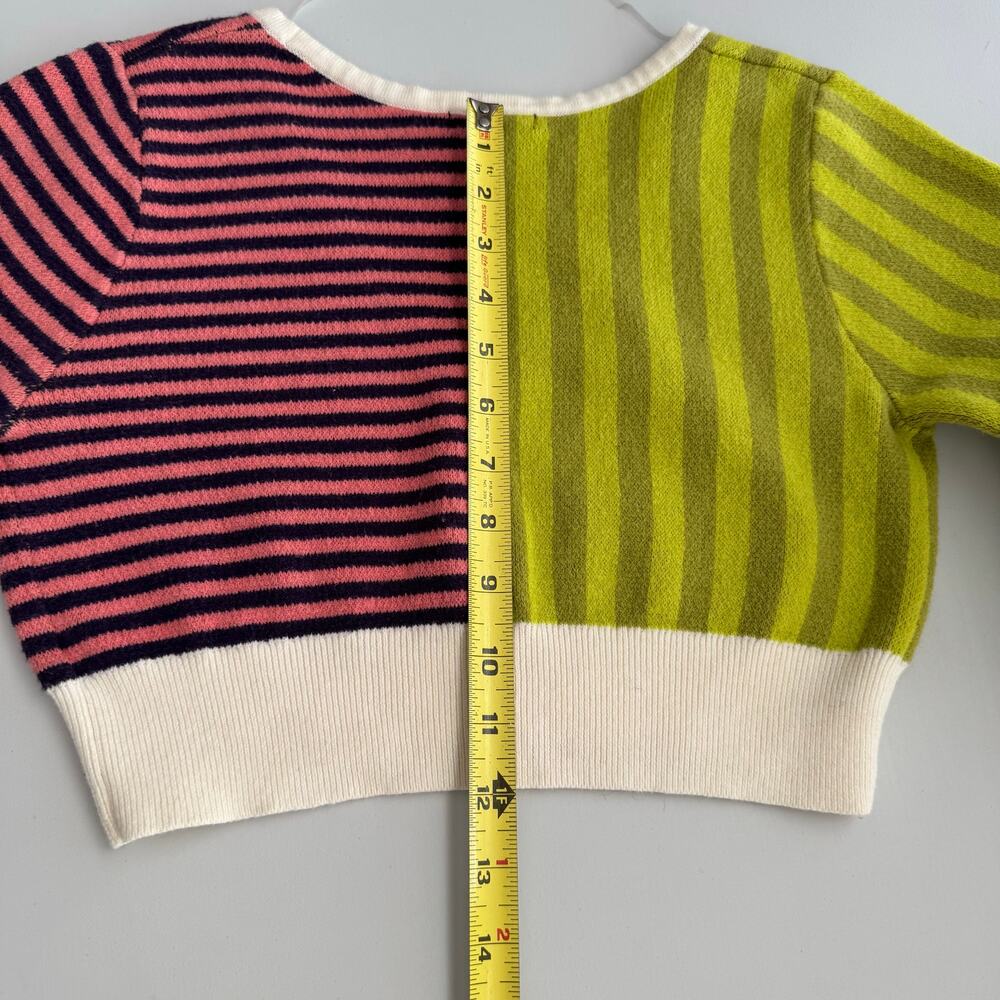Wild Fable Cropped Long Sleeve V Neck Multicolored Cardigan Sweater Women Size M - Picture 10 of 10
